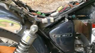 Suzuki S40 Boulevard 2015 battery removal [upl. by Nlocnil5]