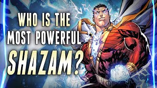 Most Powerful Versions of Shazam [upl. by Aicinet]