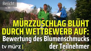 Mürzzuschlag blüht durch Wettbewerb auf Bewertung des Blumenschmucks der Teilnehmer [upl. by Tower]