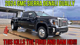 2024 GMC Sierra 3500 Denali Dually GM Is Taking A Stand With Their Refreshed HDs And It Shows [upl. by Eciruam]