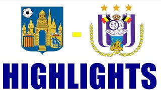 RSC Anderlecht 22 KVC Westerlo Highlights  Pro League 202425 [upl. by Sezen248]