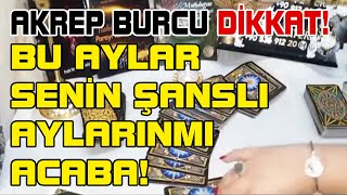 AKREP BURCU DİKKAT  BU AYLAR SANA ŞANSLIMI ACABA  DOĞAÜSTÜ SPİRTÜEL DANIŞMAN [upl. by Esinad]