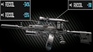 Lowest Recoil Build EVER Negative Recoil AKMN  Escape From Tarkov [upl. by Adlev]