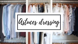 8 astuces rangement  Dressing amp accessoires [upl. by Ahsinyt]