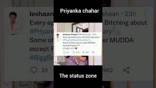 ieshan Sehgal tweeted on priyankachaharchaoudhary biggboss16 shorts [upl. by Mini]