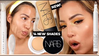 NEW  NARS SOFT MATTE FOUNDATION amp CONCEALERS  NEW BROWS  WEAR TEST [upl. by Sybille]