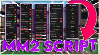 Murder Mystery 2 Script GUI  AUTOFARM HEARTS COINS AIMLOCK ESP amp MORE [upl. by Onailime]