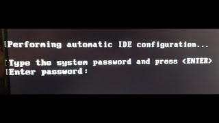 type the system password and press enter [upl. by Kenweigh]