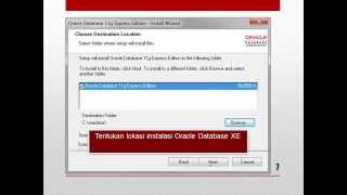 Oracle Database Express Edition 11g Installation teks bahasa Indonesia [upl. by Ahseki]