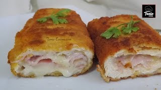 Cómo hacer el CORDON BLEU  Pechugas rellenas de jamón y queso  TonioCocina [upl. by Gerardo]