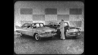 1957 Plymouth vs Chevrolet Bel Air Dealer Promo Film [upl. by Eynenihc]