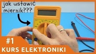 ZiZ 1 Jak zmierzyć napięcie Kurs elektroniki dla początkujących [upl. by Boyden]