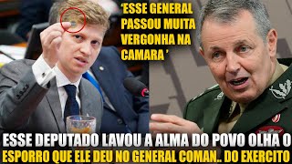 GENERAL COMANDANTE DO EXÉRCITO TOMA ESPORRO HUMILHANTE DO DEPUTADO MARCEL VAN HATTEM NA CÂMARA [upl. by Gardy65]