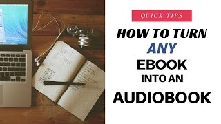 How to Turn Any eBook to Audiobook on Your iPad  iPhone [upl. by Dulciana]