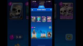 Skeleton deck is op in some ways howtoplayclashroyalefordummies clash clashroyale funnyshorts [upl. by Lleuqram867]