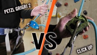 Click Up Vs GriGri  Battle Of The Belay Devices  Climbing Daily Ep1143 [upl. by Laden]