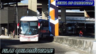 MAIS RJ IMPOSSÃVEL SEXTA DE CARNAVAL RODOVIÃRIA DO RIO 3 riodejaneiro carnaval brasil [upl. by Wadesworth791]