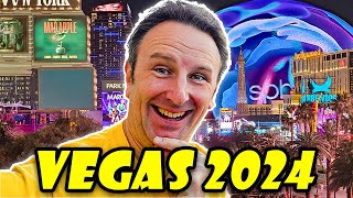 Whats NEW in LAS VEGAS for 2024 Hotels Restaurants More [upl. by Esinek]