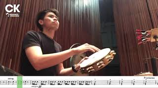 The Nutcracker Suite op71 Trepak  Tambourine Excerpt [upl. by Akeihsal]