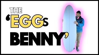 Shaping the Eggs Benny 5 hour surfboard transformation in 5 minutes 🏄‍♂️✨  Part 12 [upl. by Demitria184]