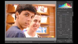 Como suavizar a pele numa fotografia com o Lightroom 4 [upl. by Annodam]