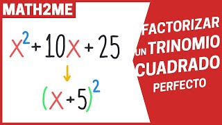 Factorización de un Trinomio cuadrado perfecto TCP [upl. by Iow]