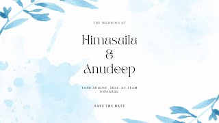 Himasaila  Anudeep  Wedding Ceremony [upl. by Saul513]