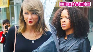 Taylor Swift amp Serayah McNeill Enjoy A Girls Lunch Together At Jack N Jills Too In Beverly Hills [upl. by Gleda213]