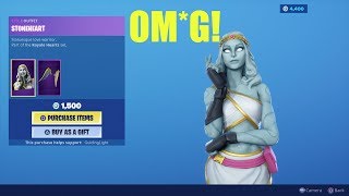 Fortnite Stoneheart skin Item shop Live [upl. by Ayekel]