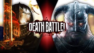 Skyrim VS Dark Souls Dragonborn VS Chosen Undead  DEATH BATTLE [upl. by Annaeiluj613]