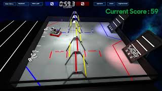 xRC Simulator  FTC Centerstage Example Game with Score Counter [upl. by Vernon605]