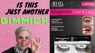 Review of Ardell Magnetic False Lashes  Pros and Cons  Cruelty Free  Vegan  Over 60 [upl. by Ellswerth]