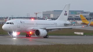 4K  A319neo P4HUA Airbus A319neo ACJ takeoff at GenevaGVALSGG [upl. by Dearman23]