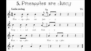 5 Pineapples Are Juicy Video [upl. by Leavelle]