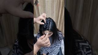 Quick and easy front braids hairstyling tutorial for beginners shorts hairstyle [upl. by Kathy]