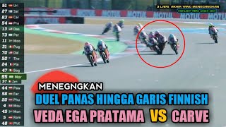 DUEL PANAS veda ega pratama vs alvaro carve hingga garis finnish [upl. by Namrak]