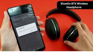 Bluedio BT5 wireless headphone and wired stereo [upl. by Hurlow]