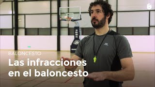 Las infracciones en el baloncesto  Baloncesto [upl. by Simonette849]