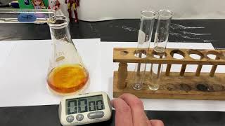 Iodination of Acetone [upl. by Nair]