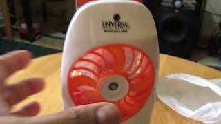 Universal rechargeable hand held mini Mist Fan  UN BOXING [upl. by Ehsiom]