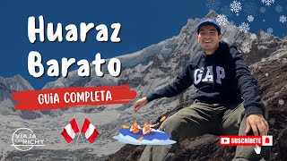 ¿Qué hacer en Huaraz  Lagunas miradores y aguas termales  Guia completa [upl. by Nashoma]