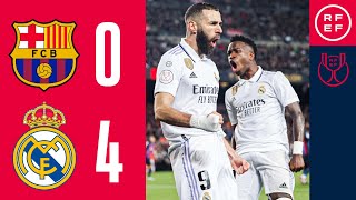 Resumen  Copa del Rey  FC Barcelona 04 Real Madrid  Semifinal vuelta [upl. by Bloch]