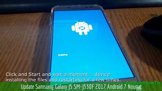 Update Samsung Galaxy J5 SMJ530F 2017 Android 7 Nougat [upl. by Ferdie917]