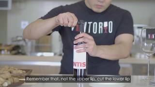 How to Use the Vintorio Waiters Corkscrew [upl. by Eelnodnarb936]