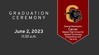 Carver PTECH High School Graduation 2023  Aldine ISD [upl. by Veta]