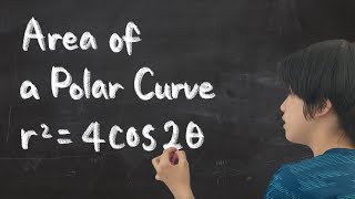 r24cos2theta Area of a Polar Curve [upl. by Incrocci]