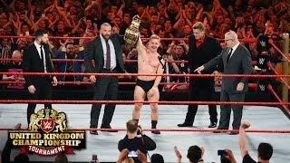 Tyler Bate is crowned the first WWE United Kingdom Champion WWE United Kingdom Tournament [upl. by Luana465]