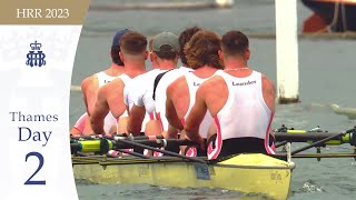 Leander Club v Agecroft RC B  Thames  Henley 2023 Day 2 [upl. by Chadwick]