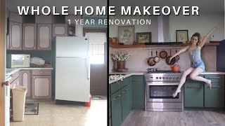 Whole Home Makeover  1 Year Transformation House Remodel [upl. by Clementina]