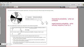 Experimental and theoretical probability [upl. by Harifaz]